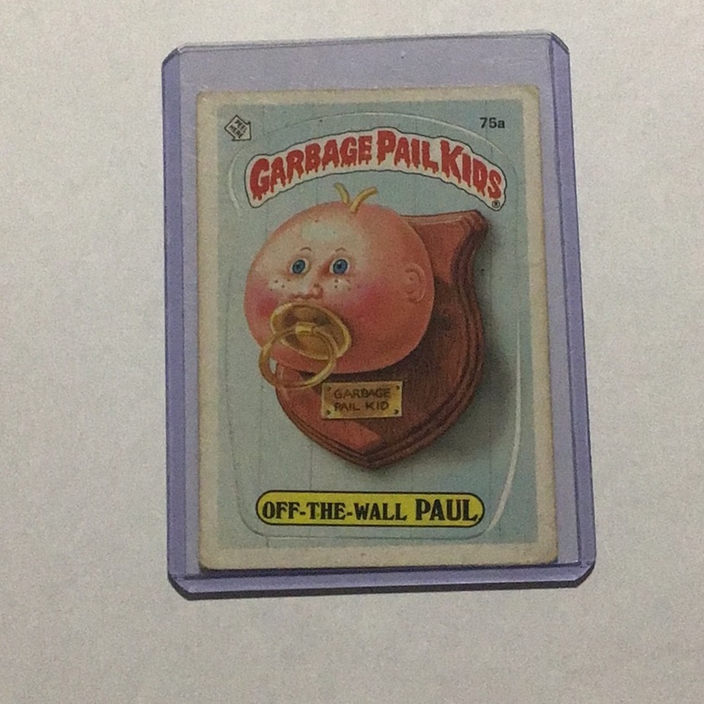 Garbage Pail Kids Trading Card OFF -THE -WALL PAUL 75a Card